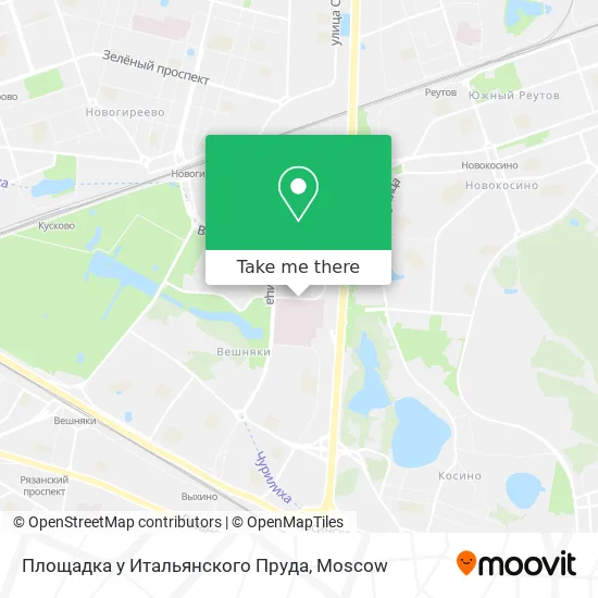 Площадка у Итальянского Пруда map