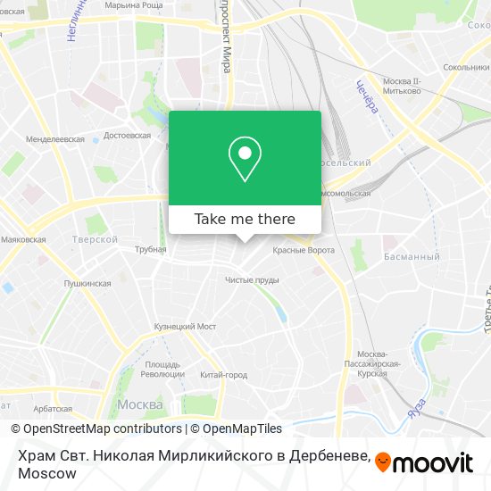 Храм Свт. Николая Мирликийского в Дербеневе map