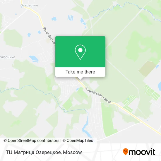 ТЦ Матрица Озерецкое map