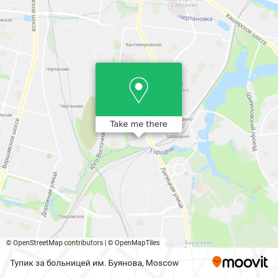 Тупик за больницей им. Буянова map