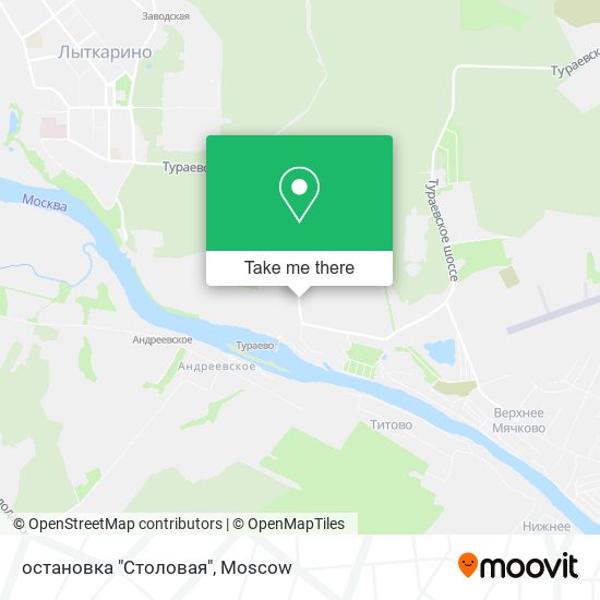 остановка "Столовая" map