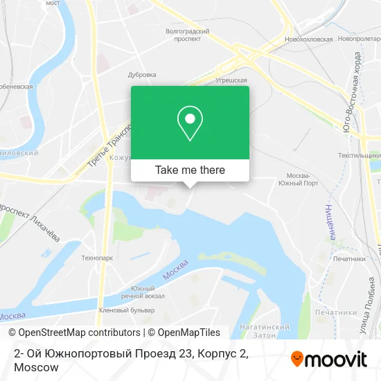 2- Ой Южнопортовый Проезд 23, Корпус 2 map