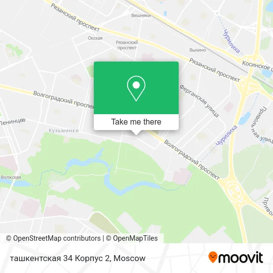 ташкентская 34 Корпус 2 map