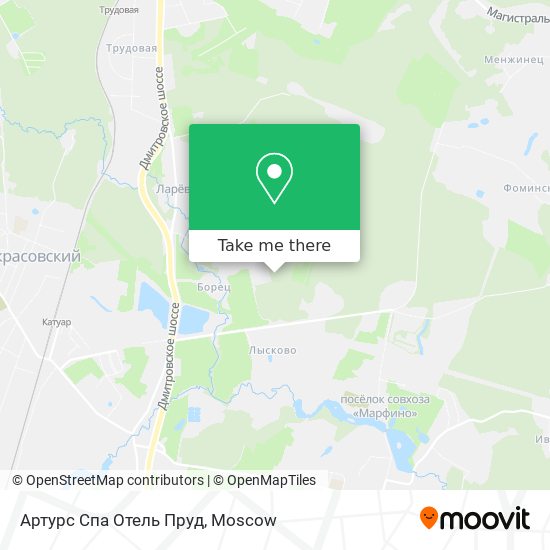 Артурс Спа Отель Пруд map