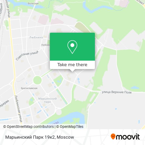 Марьинский Парк 19к2 map