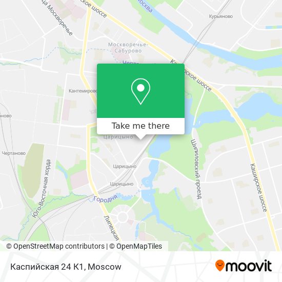Каспийская 24 К1 map