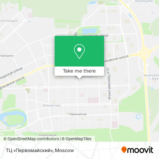 ТЦ «Первомайский» map