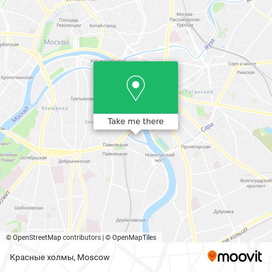Красные холмы map