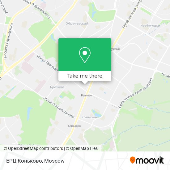 ЕРЦ Коньково map