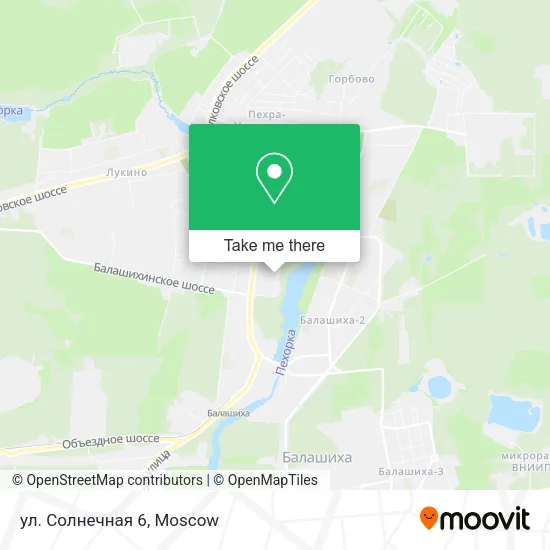 ул. Солнечная 6 map