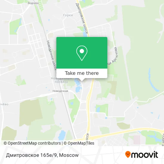 Дмитровское 165е/9 map