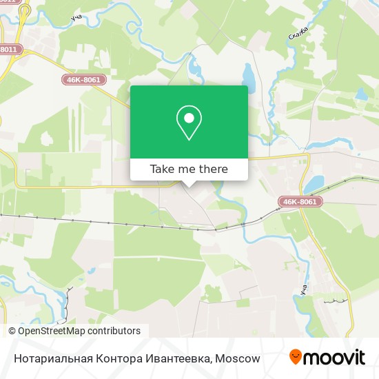 Нотариальная Контора Ивантеевка map