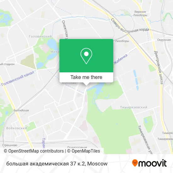 большая академическая 37 к.2 map