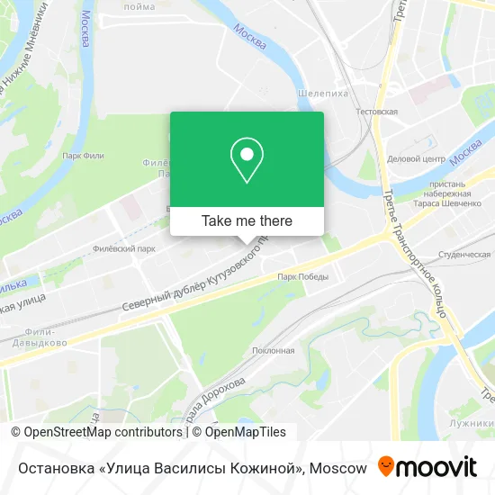 Остановка «Улица Василисы Кожиной» map