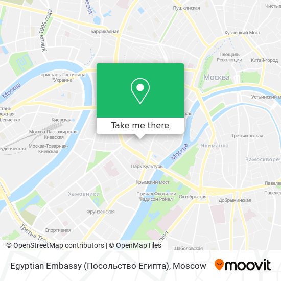 Egyptian Embassy (Посольство Египта) map