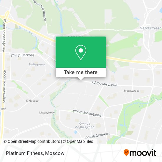 Platinum Fitness map