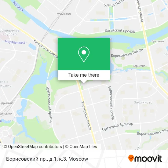 Борисовский пр., д.1, к.3 map