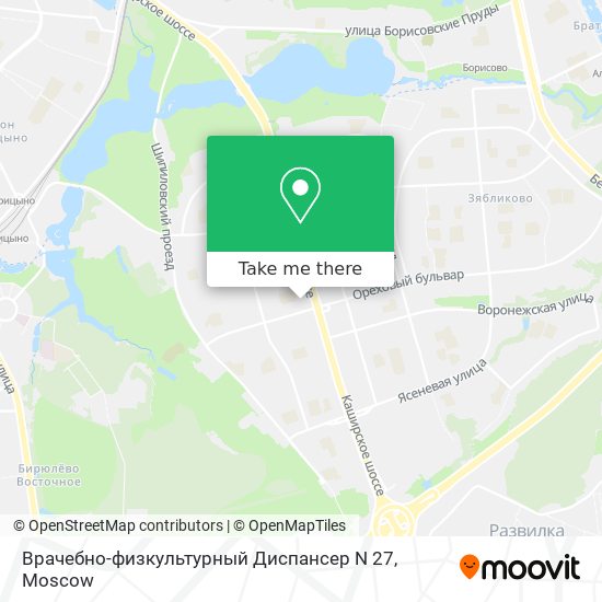 Врачебно-физкультурный Диспансер N 27 map