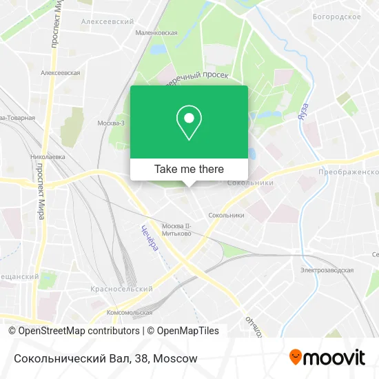 Сокольнический Вал, 38 map