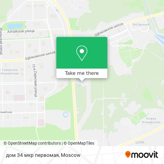 дом 34 мкр первомая map