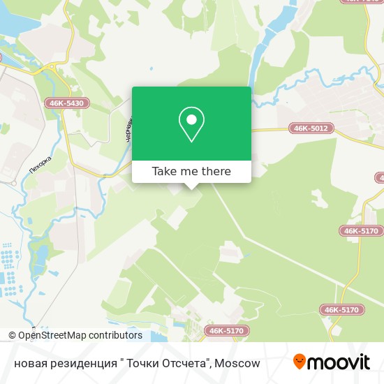 новая резиденция " Точки  Отсчета" map