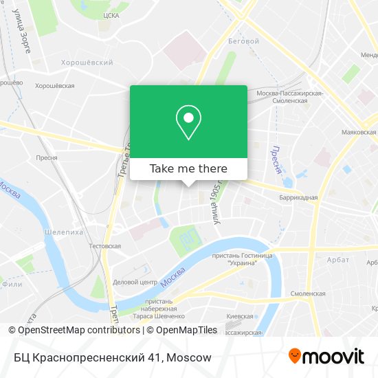 БЦ Краснопресненский 41 map