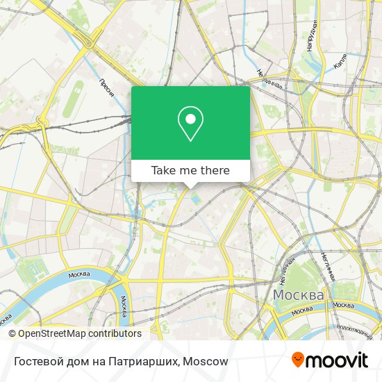 Гостевой дом на Патриарших map