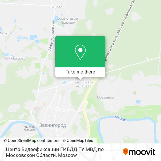 Центр Видеофиксации ГИБДД ГУ МВД по Московской Области map