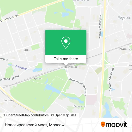 Новогиреевский мост map