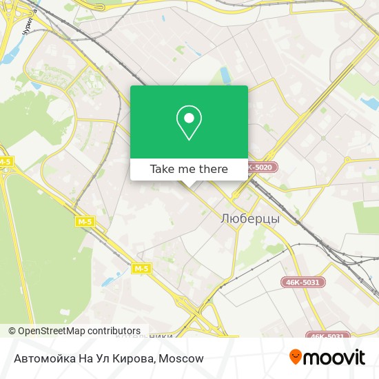 Автомойка На  Ул Кирова map