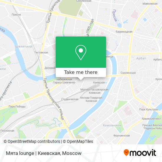 Мята lounge | Киевская map