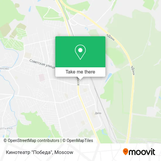 Кинотеатр "Победа" map