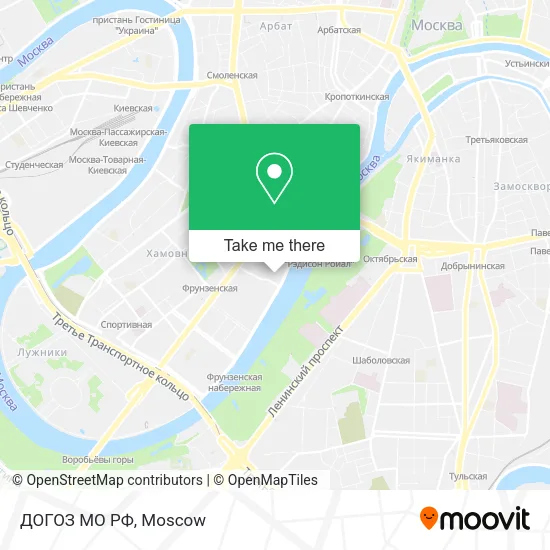 ДОГОЗ МО РФ map