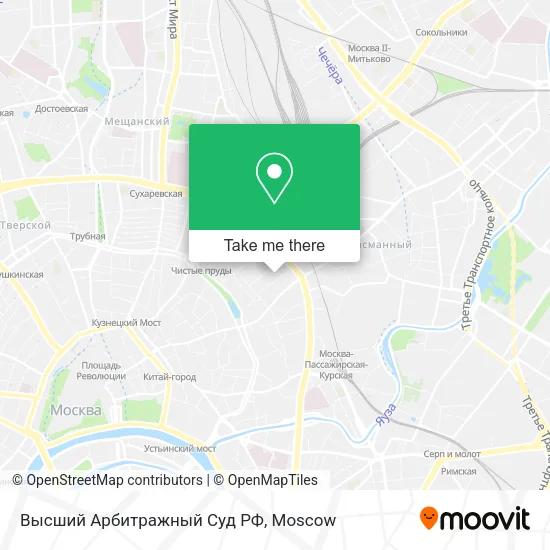 Высший Арбитражный Суд РФ map