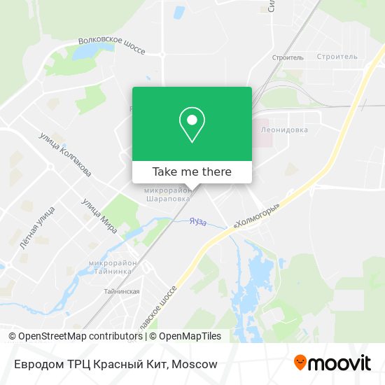 Евродом ТРЦ Красный Кит map