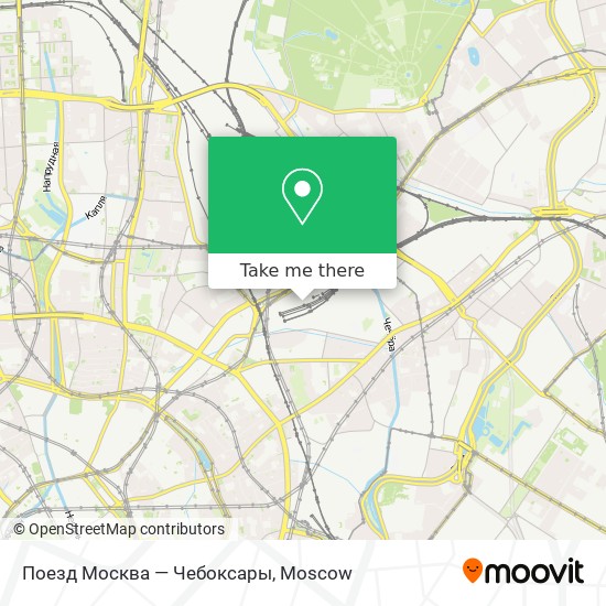 Поезд Москва — Чебоксары map