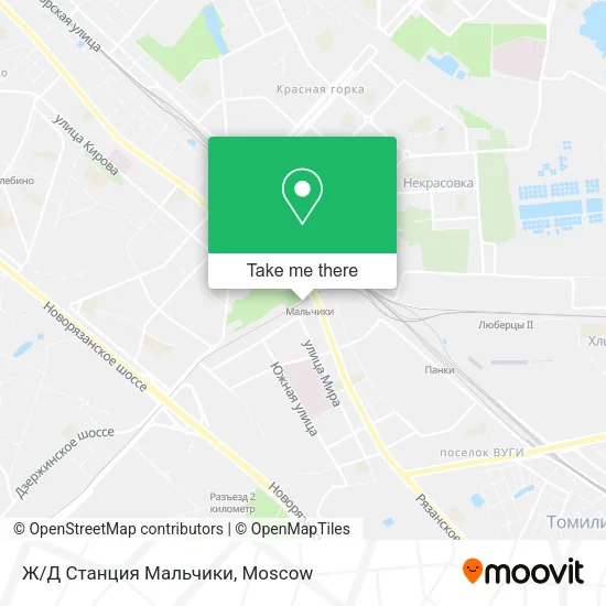 Ж/Д Станция Мальчики map