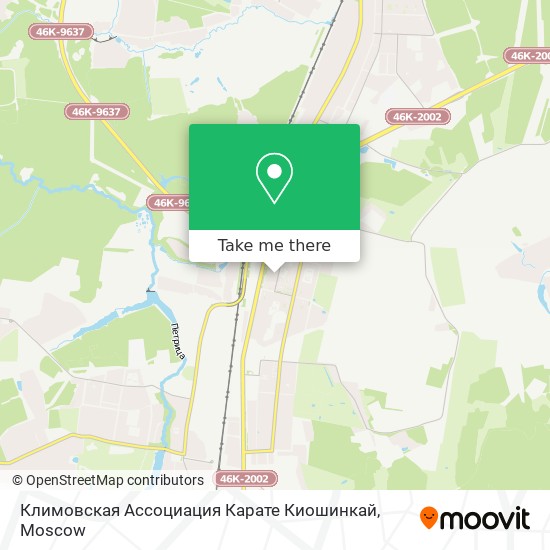 Климовская Ассоциация Карате Киошинкай map