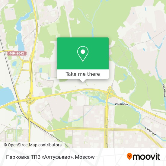 Парковка ТПЗ «Алтуфьево» map