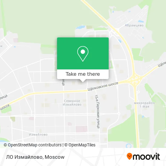 ЛО Измайлово map
