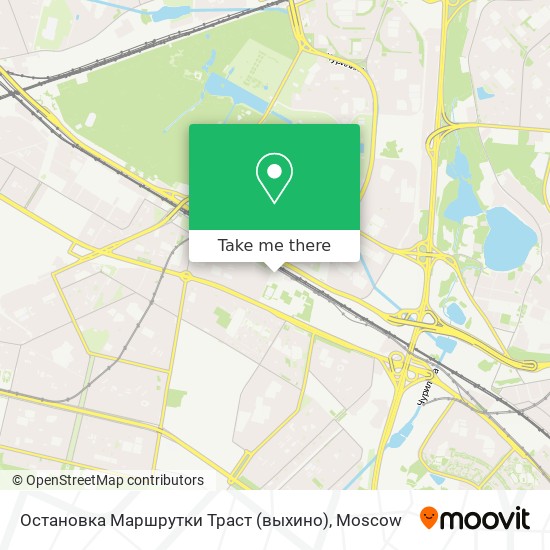 Остановка Маршрутки Траст (выхино) map