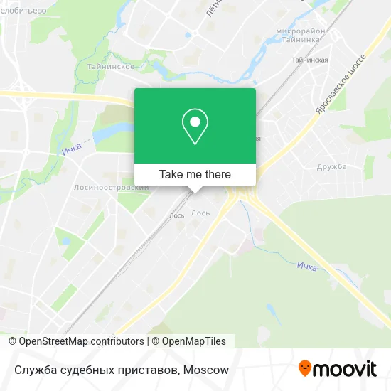 Служба судебных приставов map