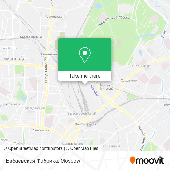 Бабаевская Фабрика map