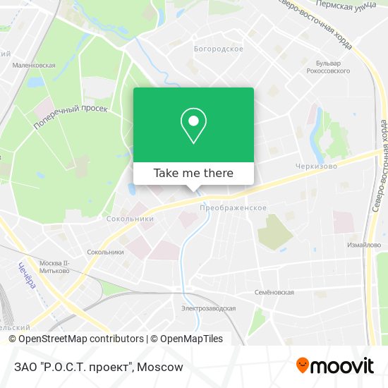 ЗАО "Р.О.С.Т. проект" map