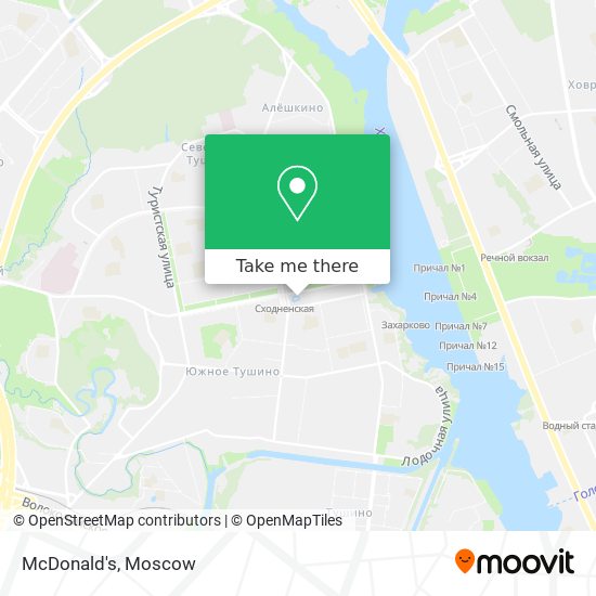 McDonald's map