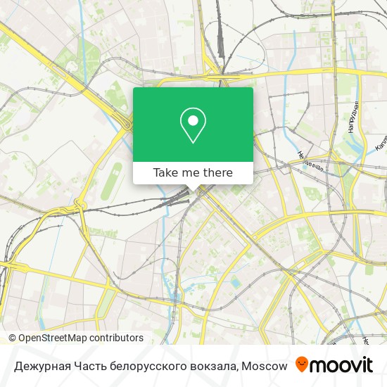 Дежурная Часть белорусского вокзала map