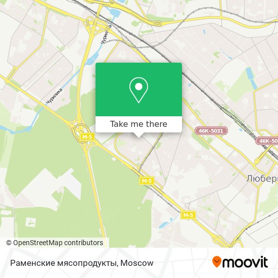 Раменские мясопродукты map