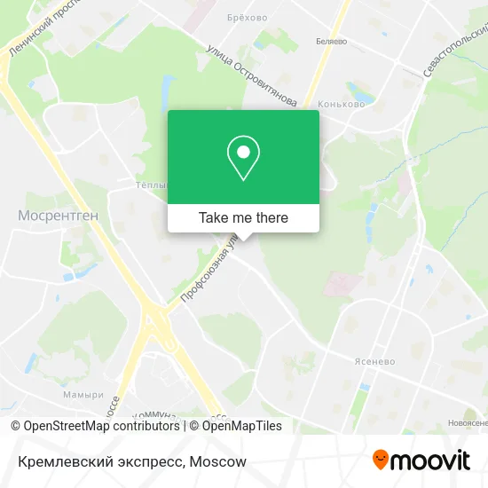 Кремлевский экспресс map