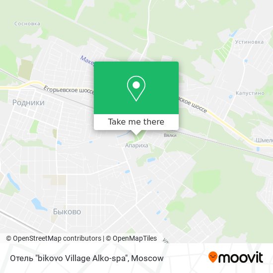 Отель "bikovo Village Alko-spa" map