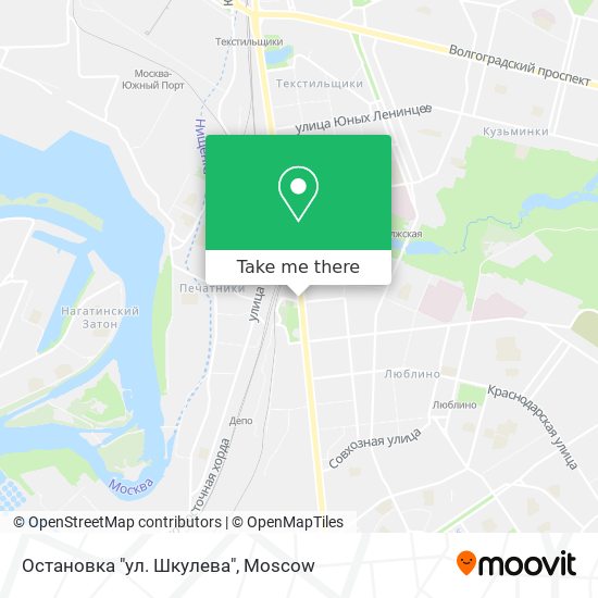 Остановка "ул. Шкулева" map